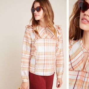 NWT Anthropologie Peasant Blouse